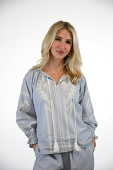 Daisy Blouse | Mist Diamond