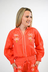 Elowen Blouse | Blush Palms