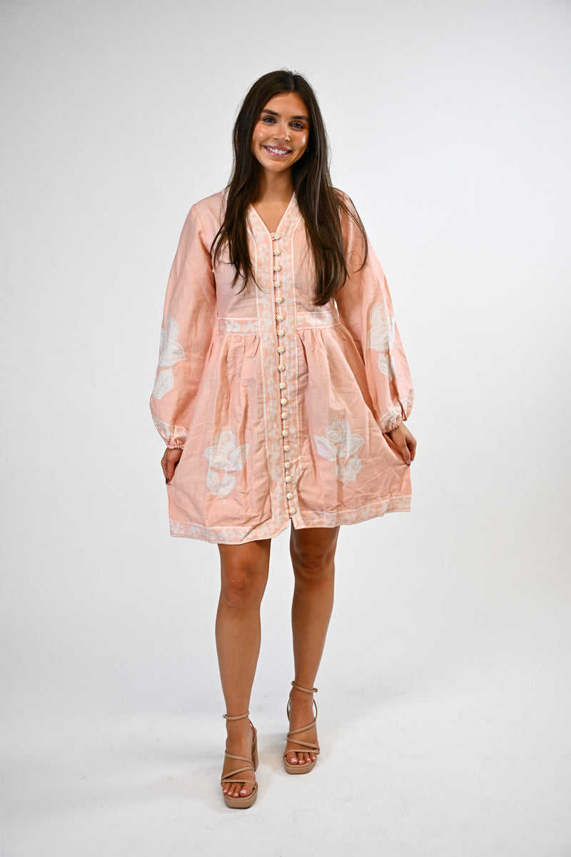 pink salt dress Chaser Porter Pink Salt Midi Dress