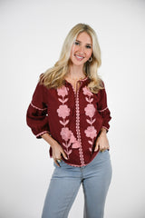 Fae Blouse | Wild Rose