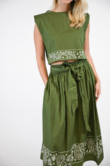 Freya Skirt | Verdant Trace