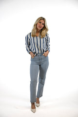 Ivie Blouse | Harbor Stripe