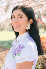 The Sea Holly Earring