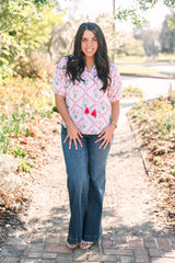 Middleton Blouse | Petal Lattice