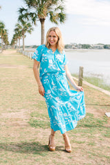 Olivia Blouse | Blue Quartz