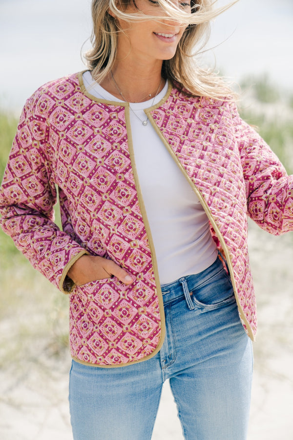 Reed Jacket | Burnished Rose