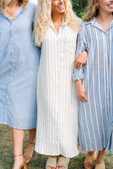 Elodie Maxi | Saltwater Stripe