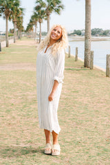 Elodie Maxi | Saltwater Stripe