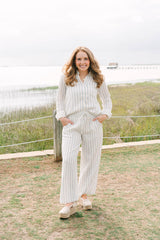 Isla Blouse | Saltwater Stripe
