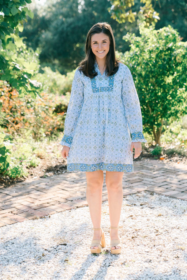 Jase | Seafoam Trellis