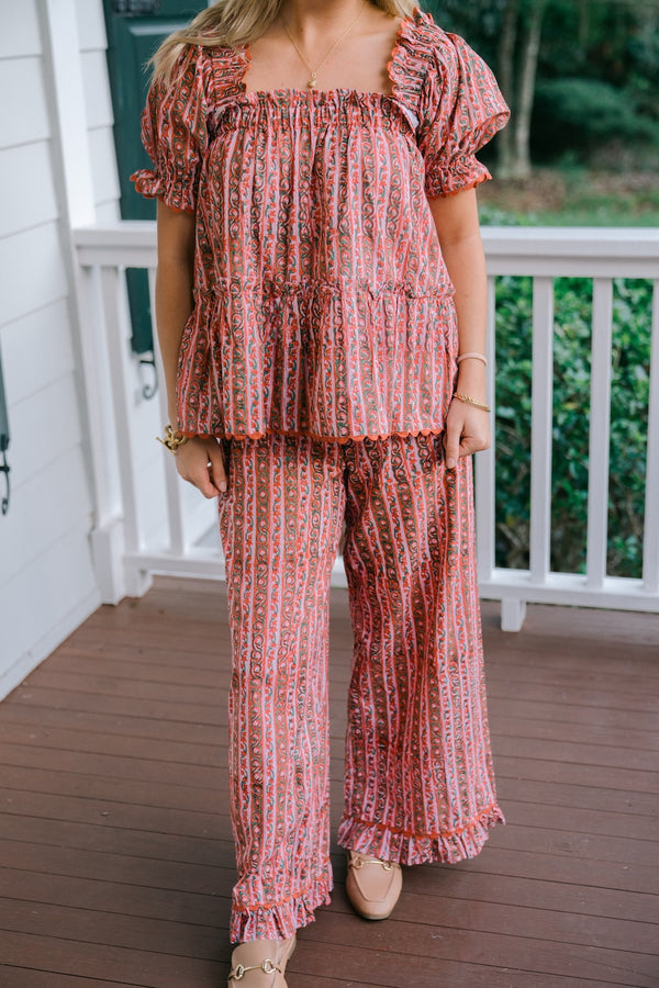 Morgan PJ Set | Cranberry