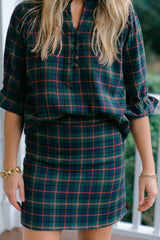 Sophie Blouse | Evergreen Twill