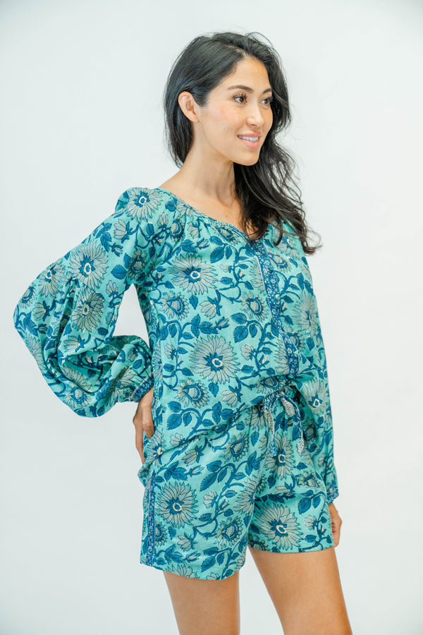 Briar Blouse | Blue Bonnet