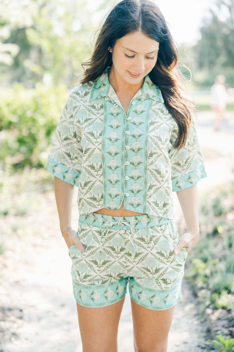 Evalie Short | Garden Lattice