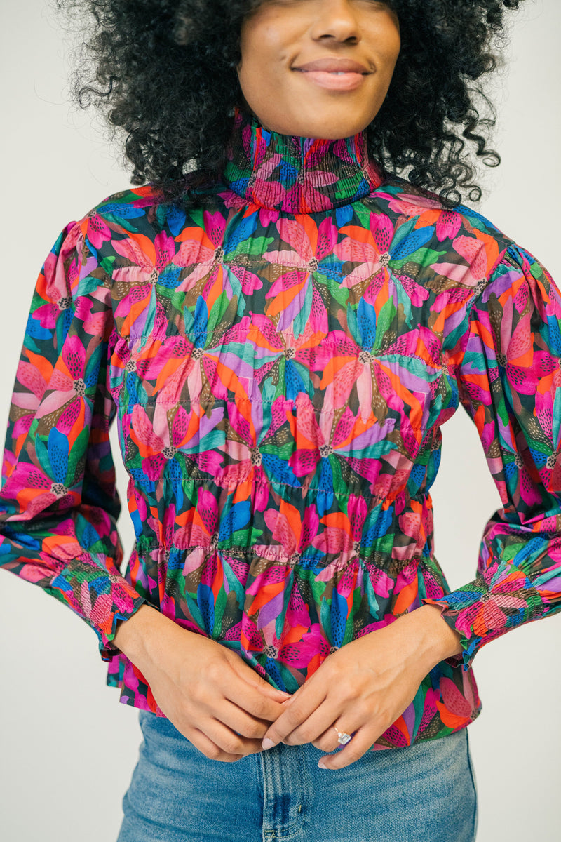 Lucie Blouse | Poinsettia