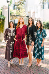 Bella Maxi | Garnet Paisley