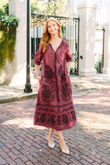 Bella Maxi | Garnet Paisley
