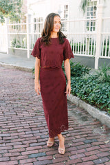 Nova Blouse | Merlot