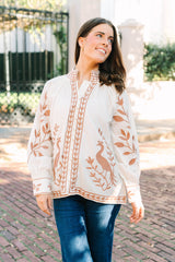 Casey Blouse | Ivory Canopy