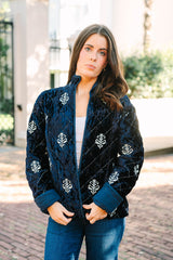Florence Jacket | Indigo