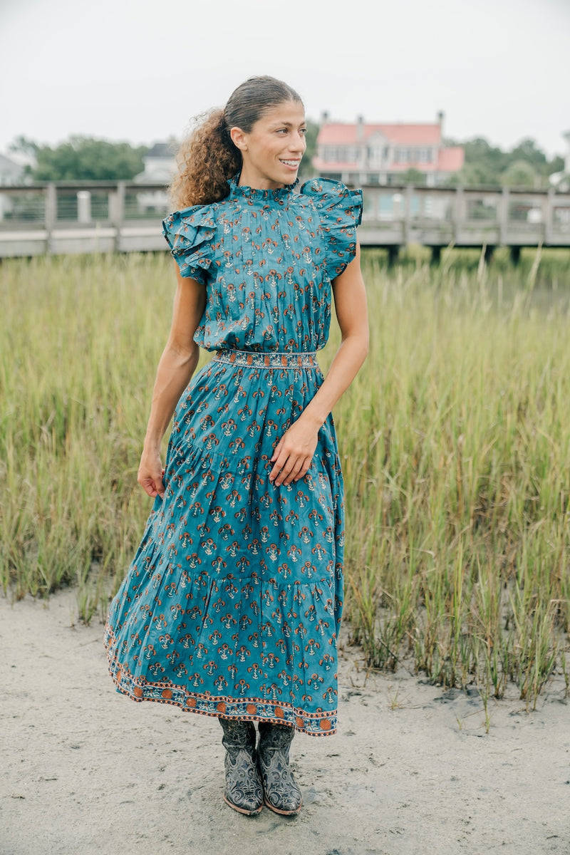 Jasmine Blouse | Cornflower