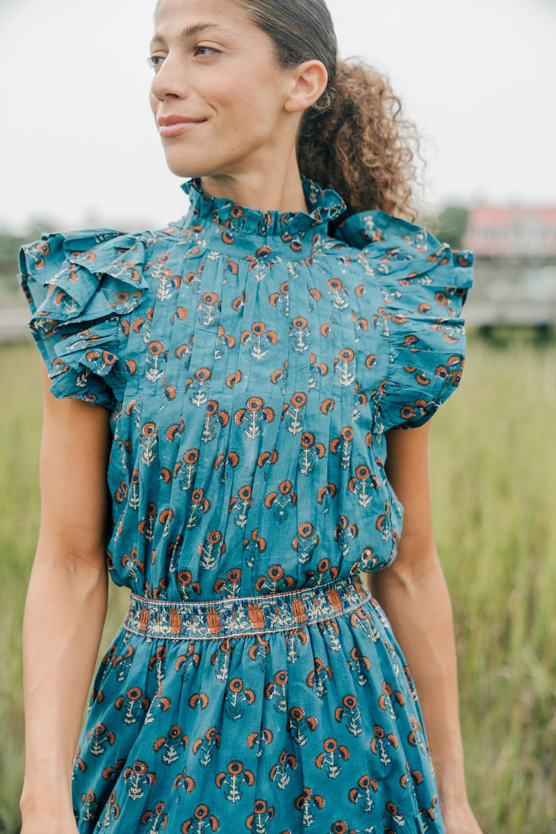 Jasmine Blouse | Cornflower