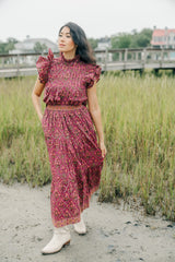 Oliver Skirt | Cranberry