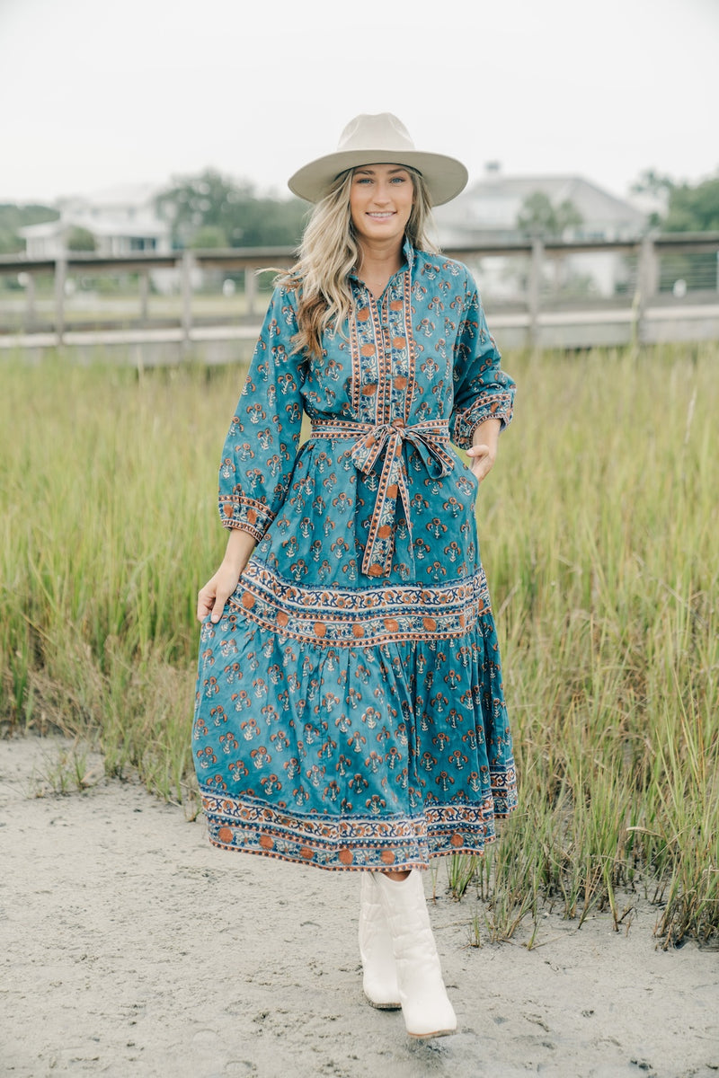 Holly Maxi | Cornflower