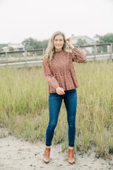 Kinsley Blouse | Apple Cinnamon