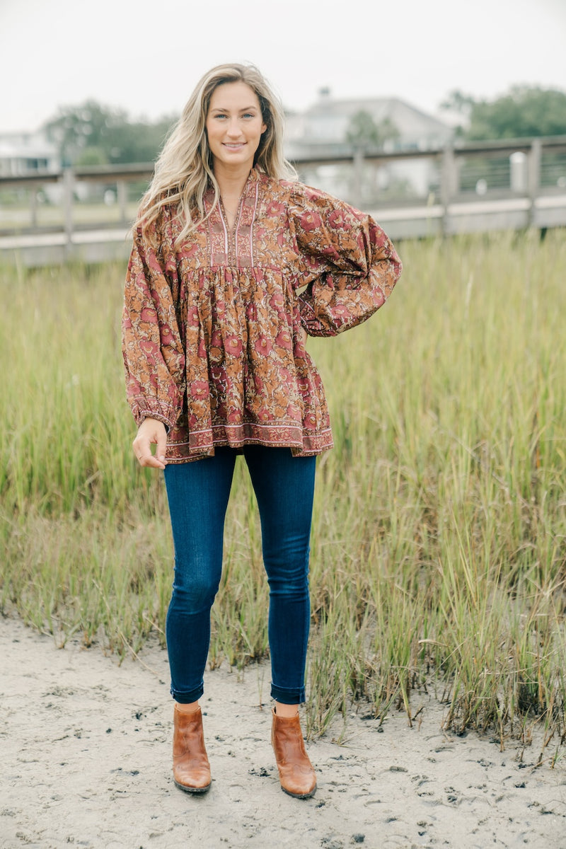 Marigold Blouse | Autumn Maple