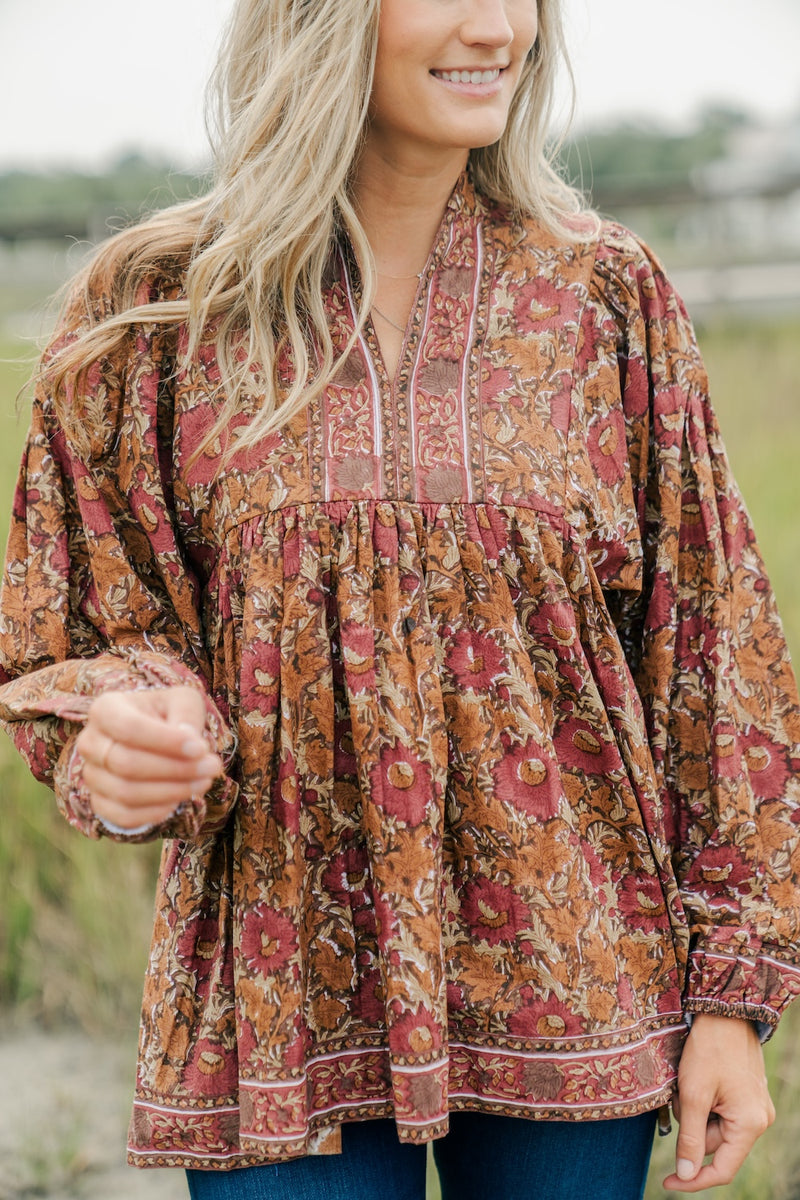 Marigold Blouse | Autumn Maple