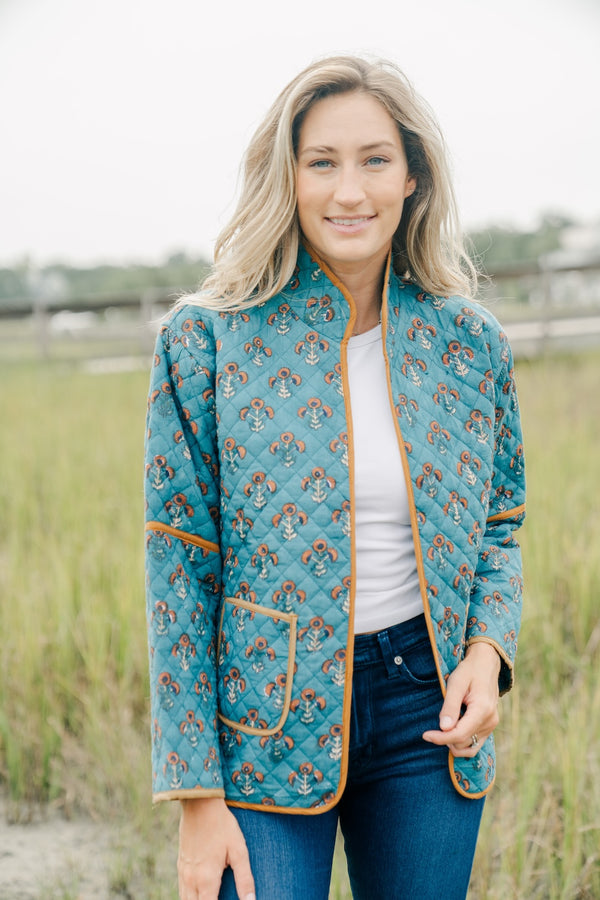 Leo Jacket | Cornflower