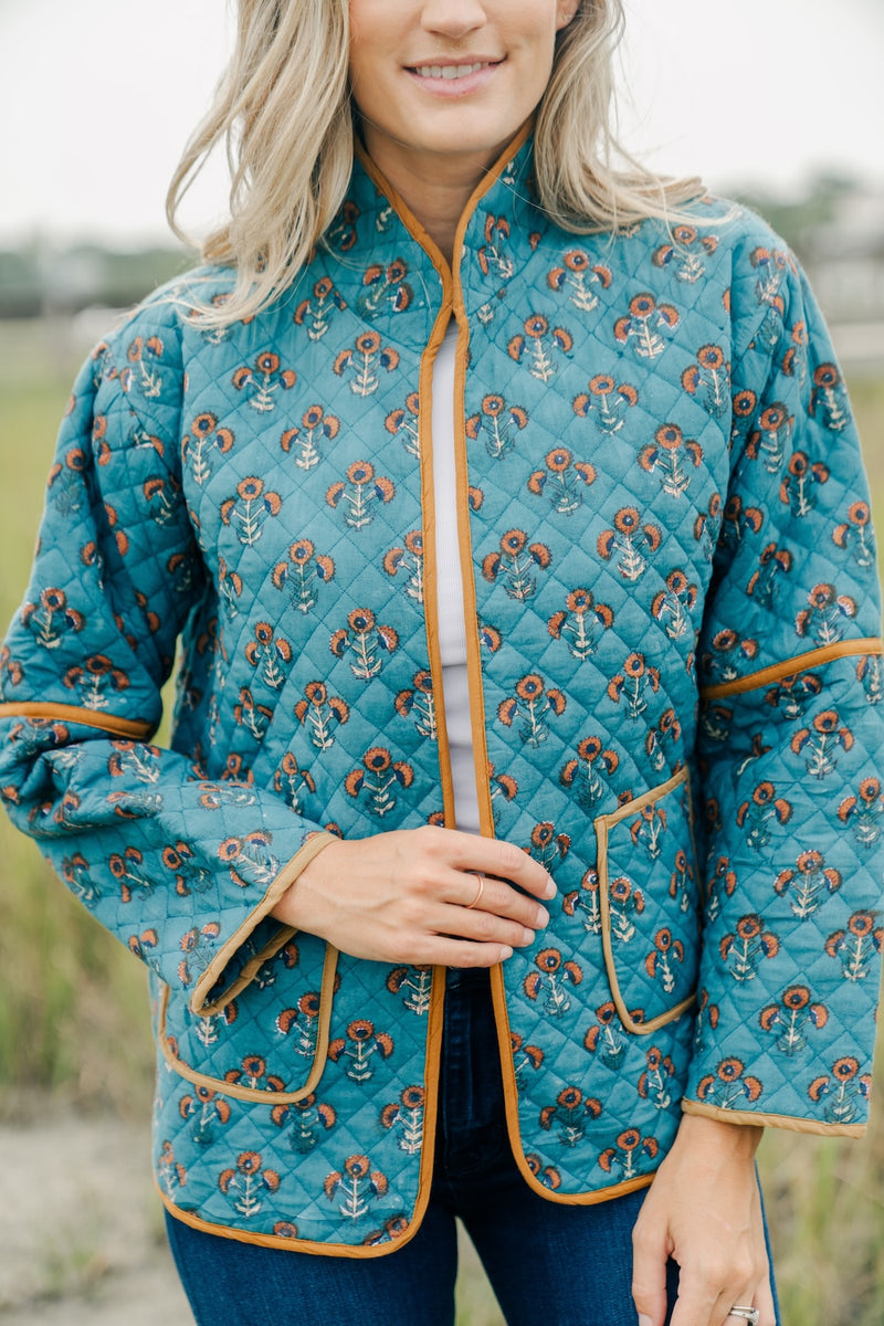 Leo Jacket | Cornflower