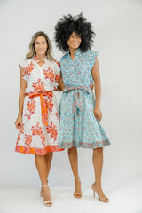 Bays Blouse | Aqua Splash