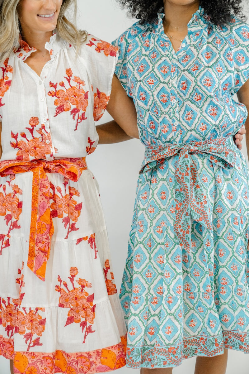 Bays Skirt | Apricot Blush