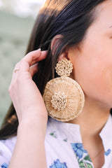 Magnolia Flower Earring