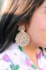 Hydrangea Flower Earring