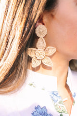 Hibiscus Flower Earring