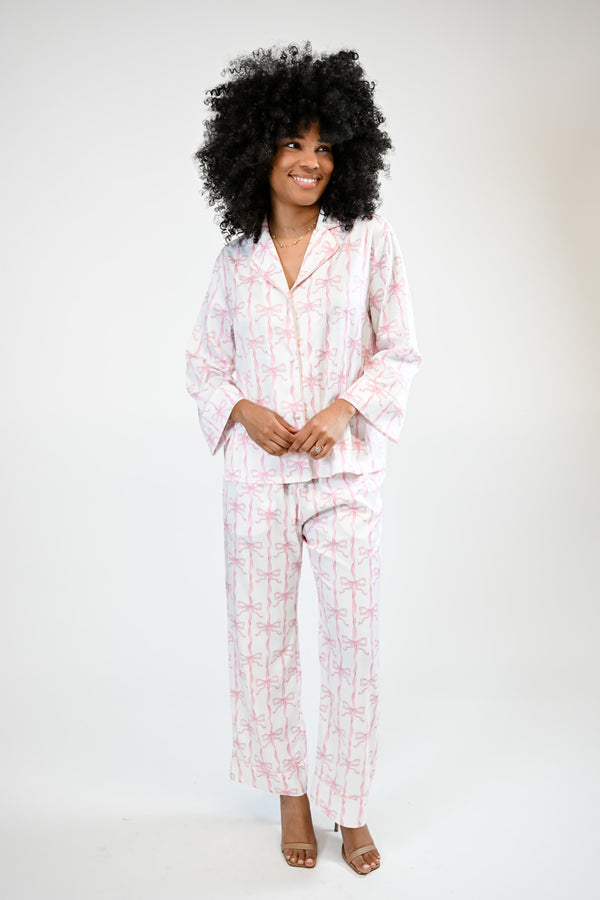 Saylor Long PJ Set | Ribbon