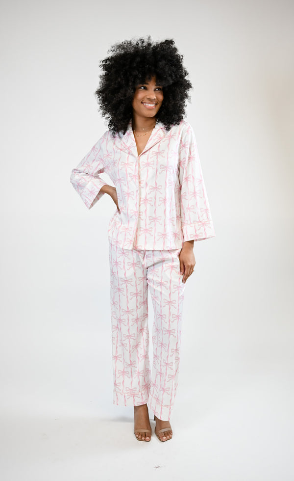 Saylor Long PJ Set | Ribbon