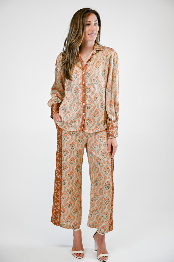 Zara Pant | Burnt Orchid