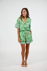 Celine Short PJ Set | Butterfly Reverie