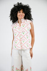 Bays Blouse | Petal Lattice