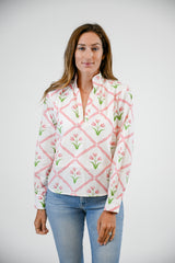 Gracie Blouse | Petal Lattice