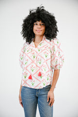 Middleton Blouse | Petal Lattice