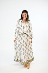 Olive Blouse | Antique Bloom