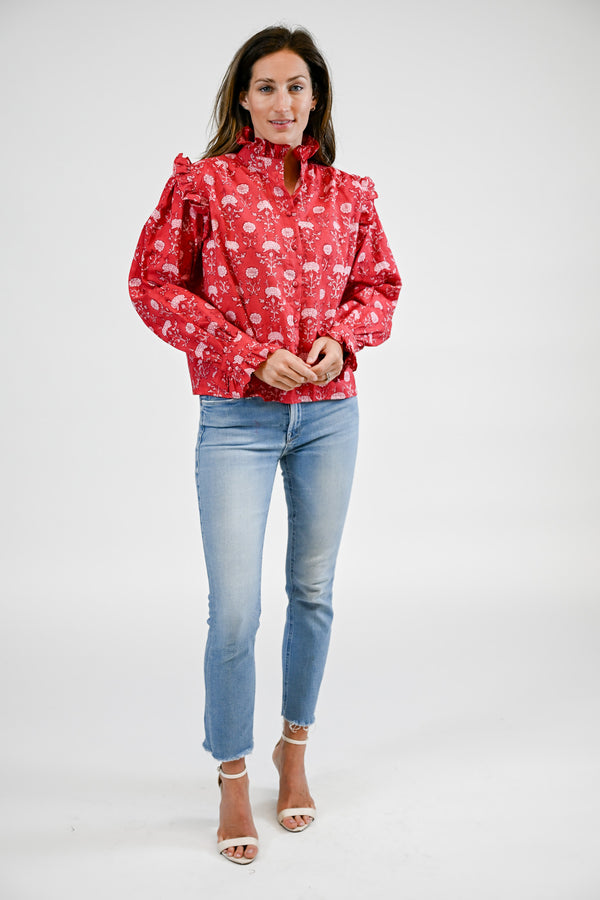 Shelbi Blouse | Merlot